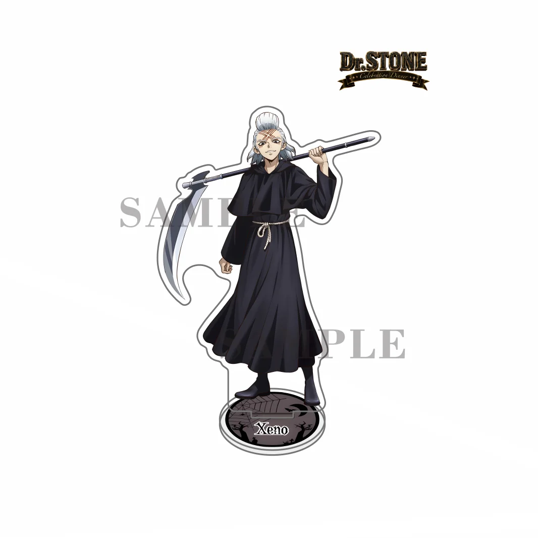 Anime Dr. STONE Halloween Series 13~15CM Acrylic Stand Keychain Anime Collectible Standee Desk Decor Gift for Anime Fans Gift