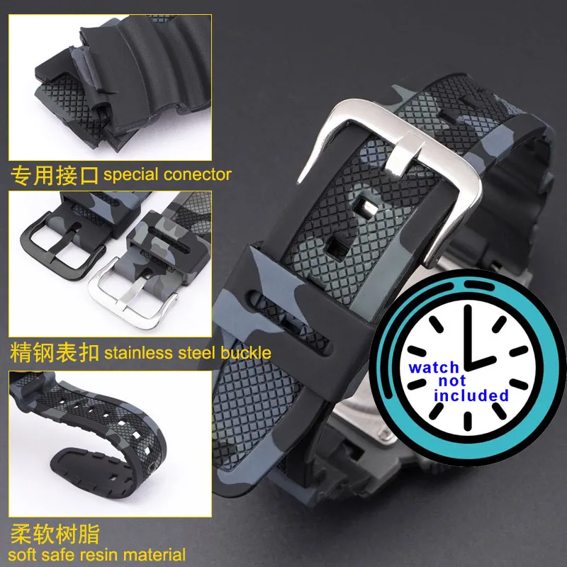 18mm Silicone Watch Strap for Casio SGW-300H W-735H AE-1200 AQ-S810W W215 MRW-200H AEQ110W Soft Rubber Watch Band Wrist Bracelet