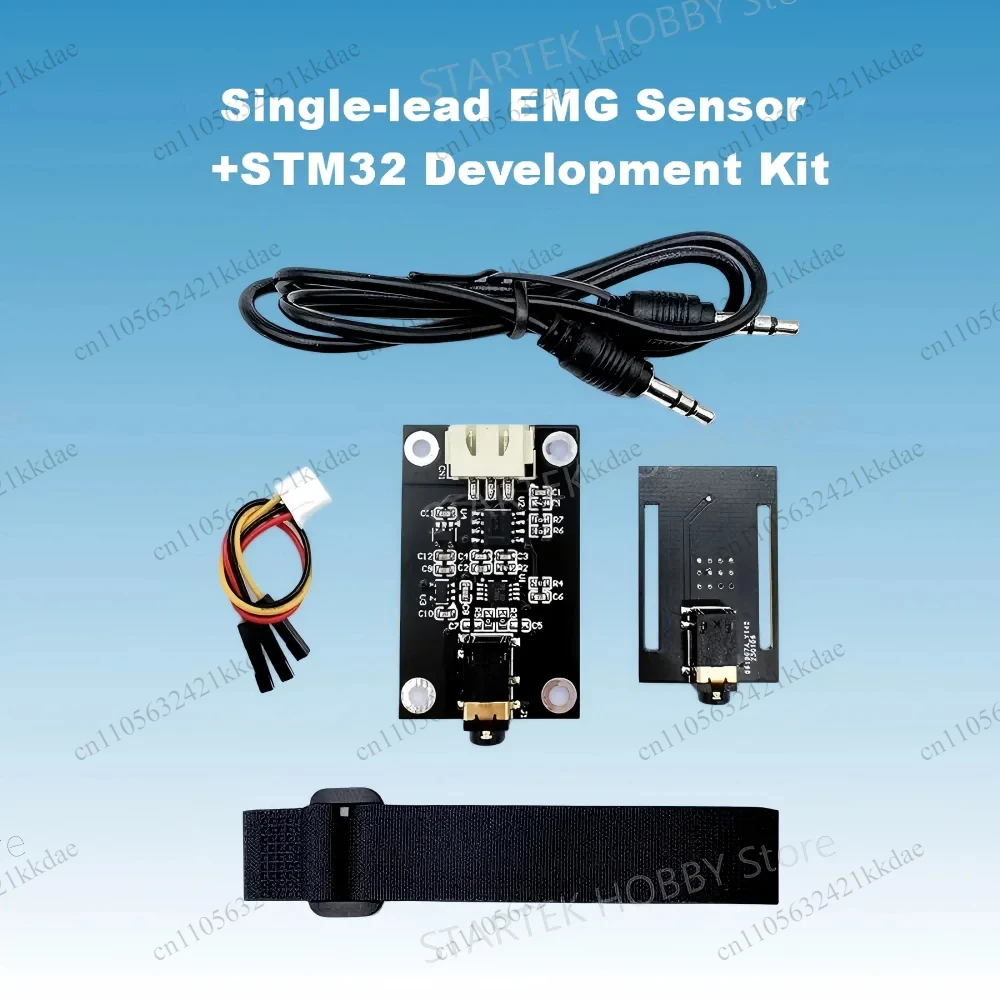Dry Electrode EMG Muscle Sensor, Low-Power Wearable for Arduino/STM32 DIY, Free Demo Code