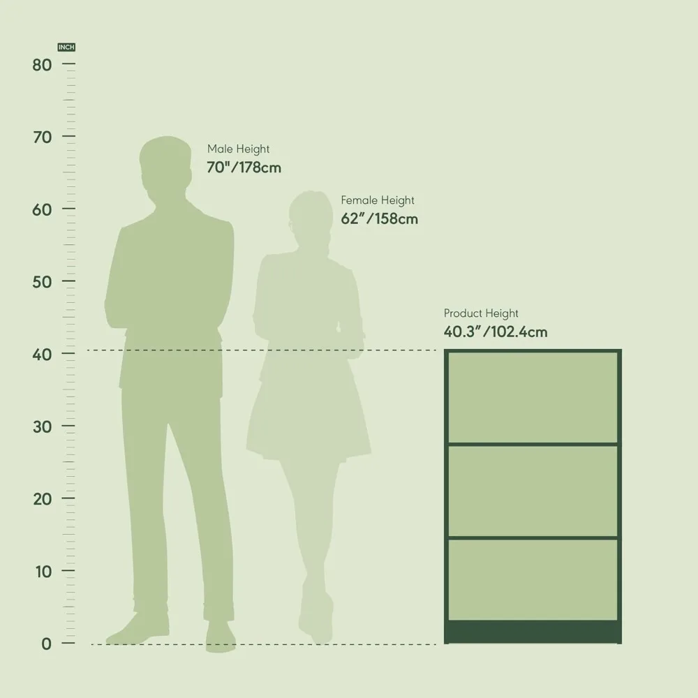 رف كتب أنيق قابل للتعديل من 3 طبقات، أبيض