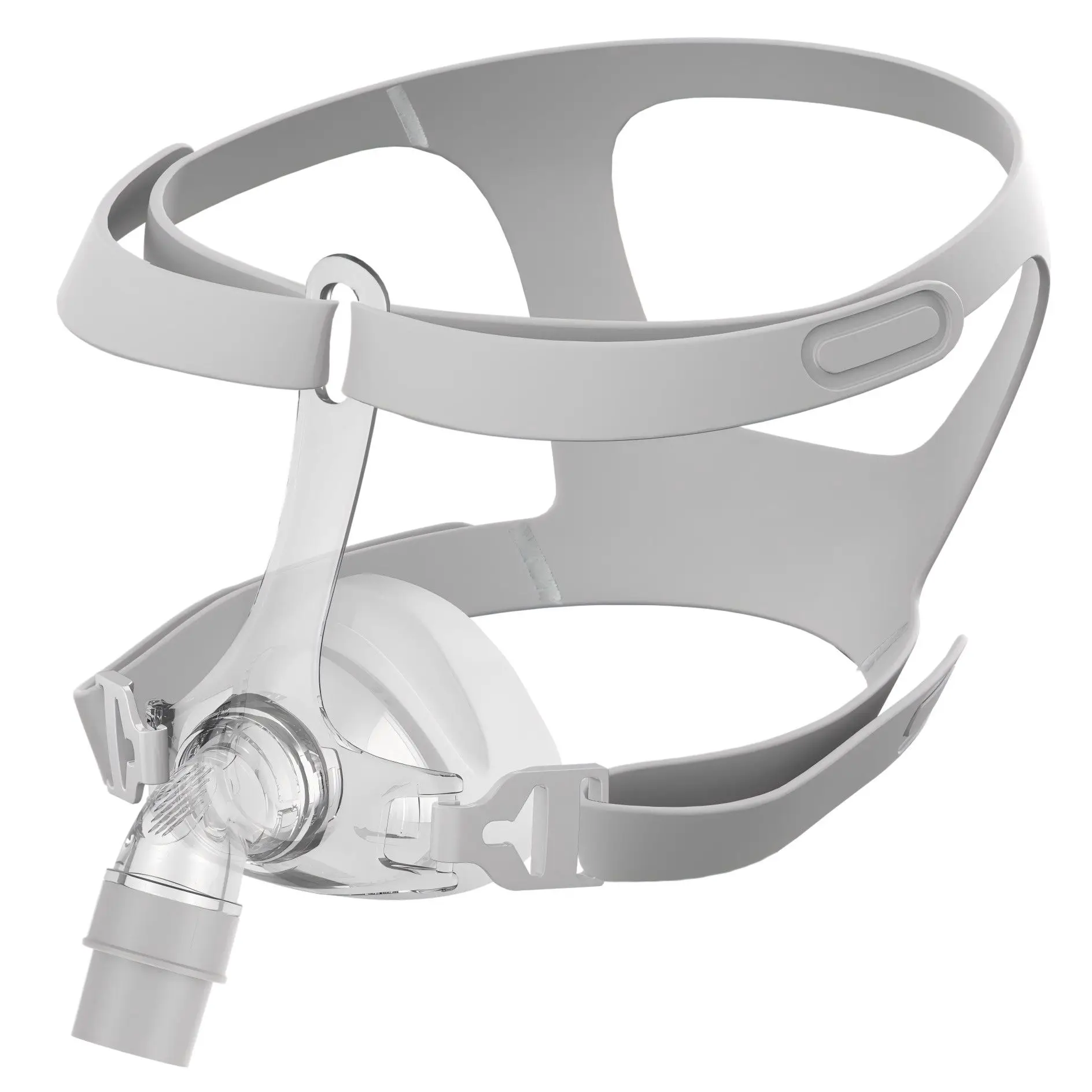 

Легкая полнолицевая CPAP-маска для носа (размер M/L) из комфортного силиконового материала для автоматической терапии сна, от храпа и апноэ