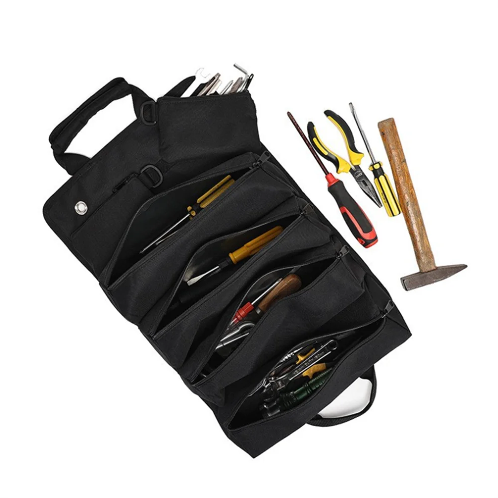 Outdoor Use Tactical Tool Roll Bag Organizers Heavy Duty Roll Up Tool Bag Organizer Custom Heavy Duty Portable Tool Bag