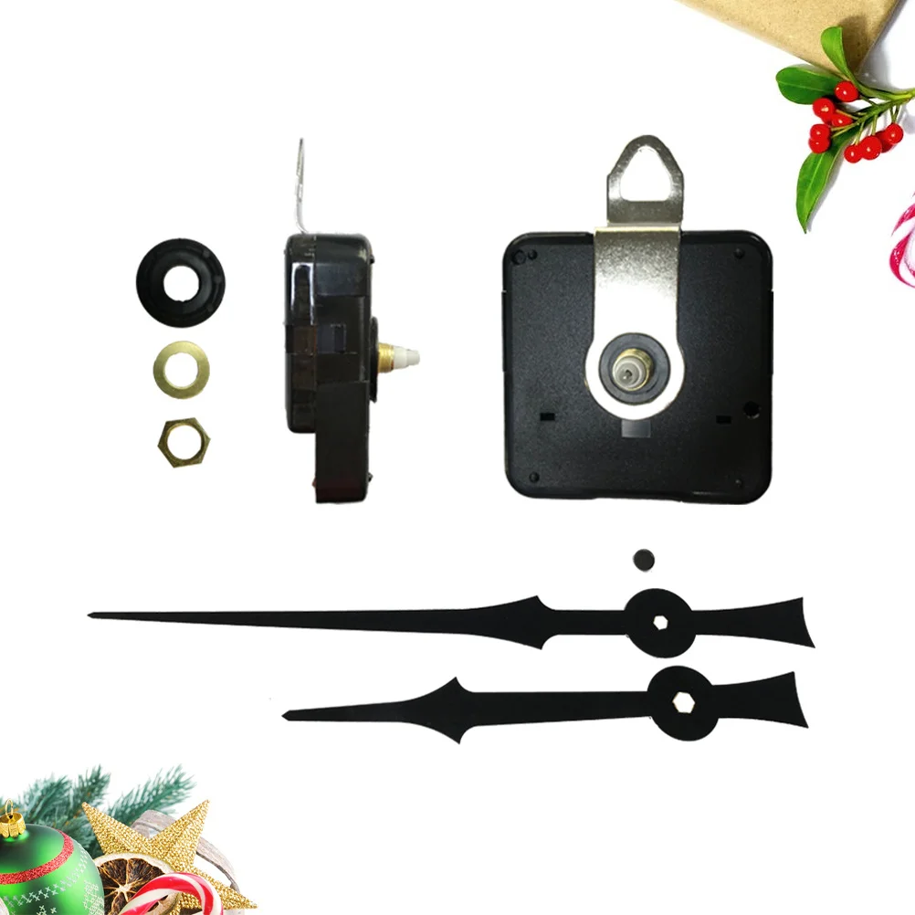 

16 Inch Wall Clock Movement Kit Black Replacement Repair Parts for Home Decor Simple Elegant Design Long-Lasting Quartz