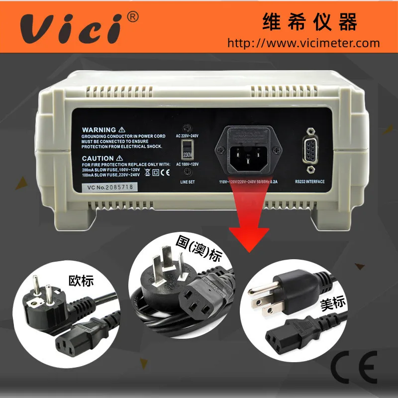 

VC8145 VC8045 4 7/8 DMM Digital Bench Top Multimeter True RMS 80000 Counts Tester Auto Range Multimetro Voltmeter Ohmmeter