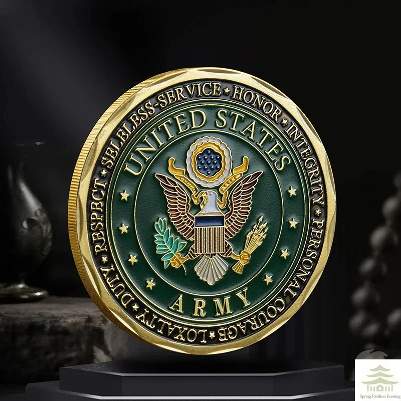 Souvenir Coin Veterans Memorial Coin US Army Military Challenge Coin