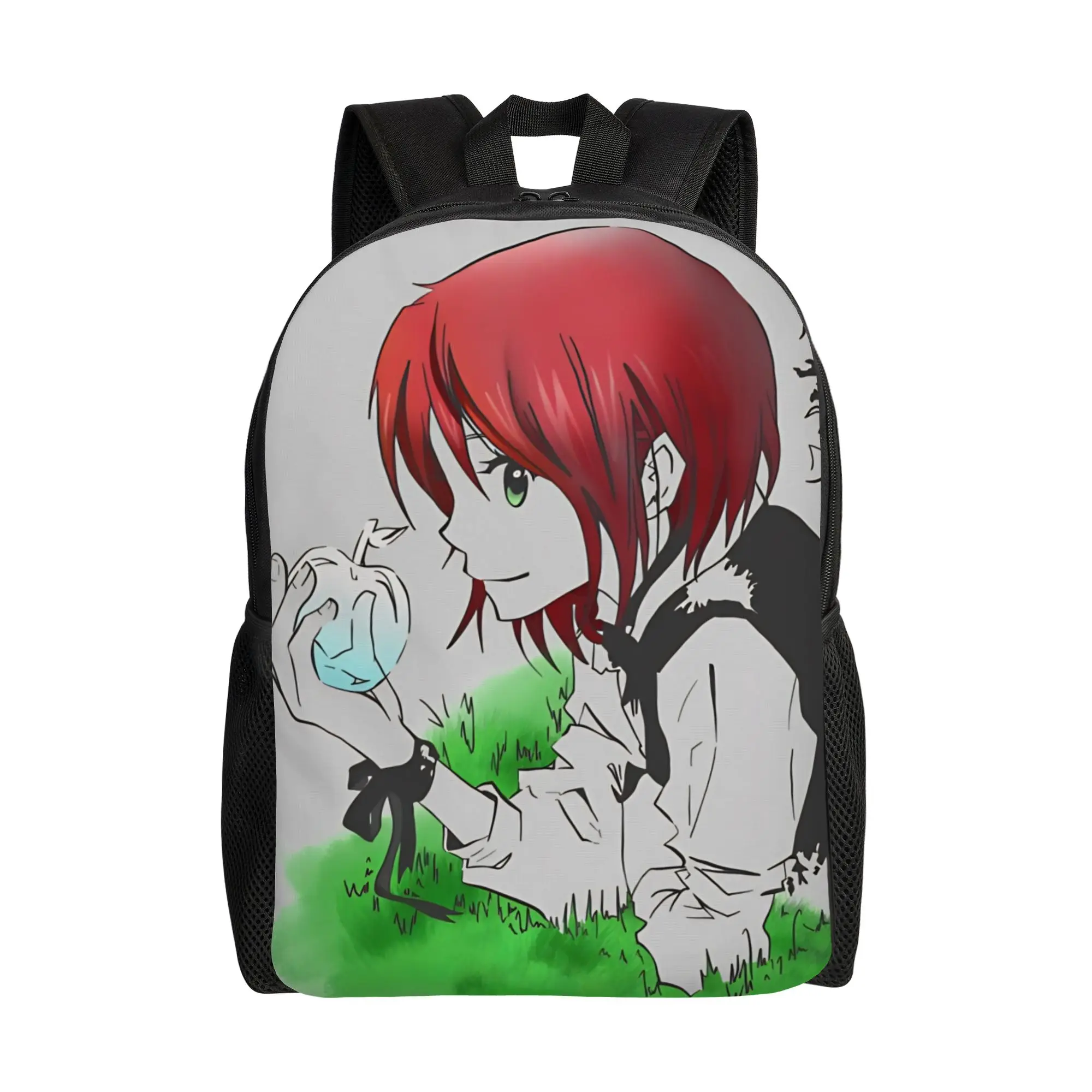 

Akagami no Shirayukihime Backpack Camping Backpacks Women Kawaii High School Bags Custom Soft Rucksack