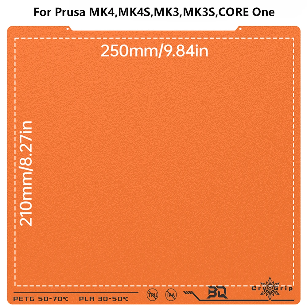 BIGTREETECH Panda Build Plate CryoGrip Pro Frostbite Koelplaat voor BambuLab X2D P1 A1 X1 A1MINI Prusa XL Core One MK4 MK4S MK3