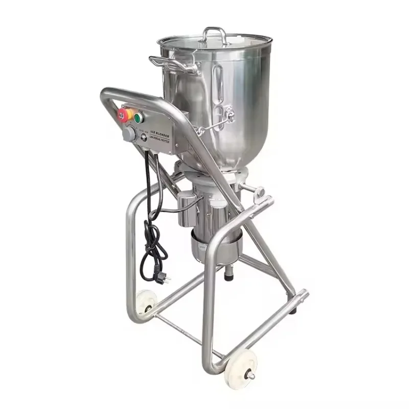 Ice Crusher, Stainless Steel Blender, Smoothie Maker, Fruit Juice Mixer, Heavy Duty Electric Grinder view 5