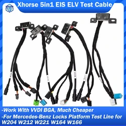 Xhorse EIS ELV Test Cables (5 In 1) for Mercedes Works Together with VVDI MB BGA TOOL EIS ELV Test Detection key cables
