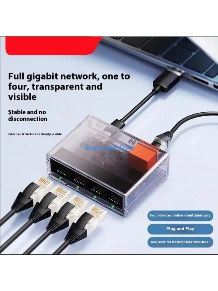 

C7AB 5 Port Gigabit Ethernet Change Type CREATE Rapid Net Center Outlet And Play For Telecommute Play Streaming Devices