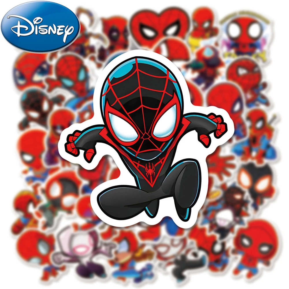 

10/30/50pcs Cute Spider Man Disney Anime Stickers Cartoon Super Hero Decals Phone Case Luggage Laptop Graffiti Sticker Kids Toy