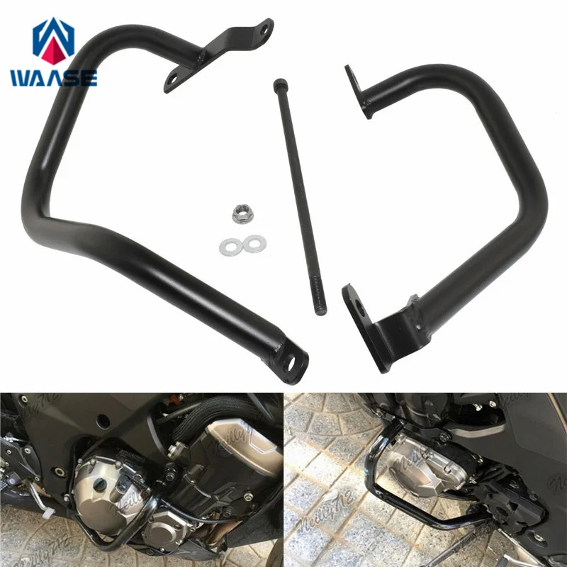 

WAASE Engine Bumper Guard Crash Bars Protector Steel For KAWASAKI Z1000 ZRT00D ZRT00F 2010 2011 2012 2013 2014 2015 2016