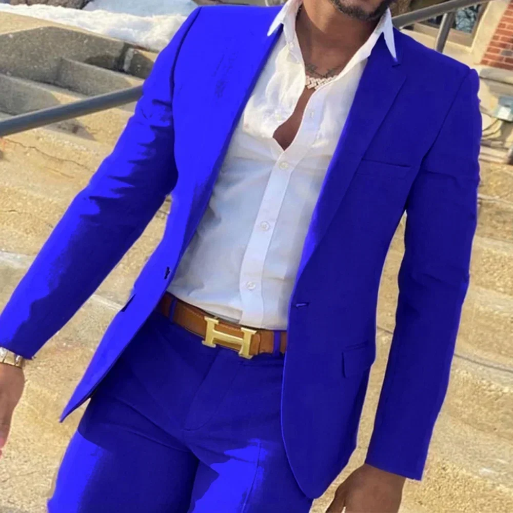 royal blue 2pcs