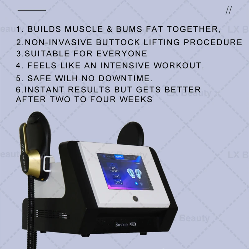 2024 Newest Portable Emsone Neo RF 15 Tesla 6500W EMS Weight Loss Muscle Stimulating Fat Removal Body Sculpt Machine Slim Hiemt