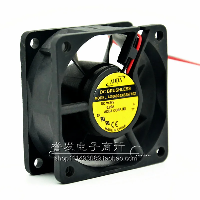 NUOVO ORIGINALE AG06024XB257102 24V 0.20A 6025 60x60x25mm VENTOLA DI RAFFREDDAMENTO RADIATORE