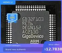 100% NEWHigh quality products GD32F103RET6    STM32F103RET6   QFP64