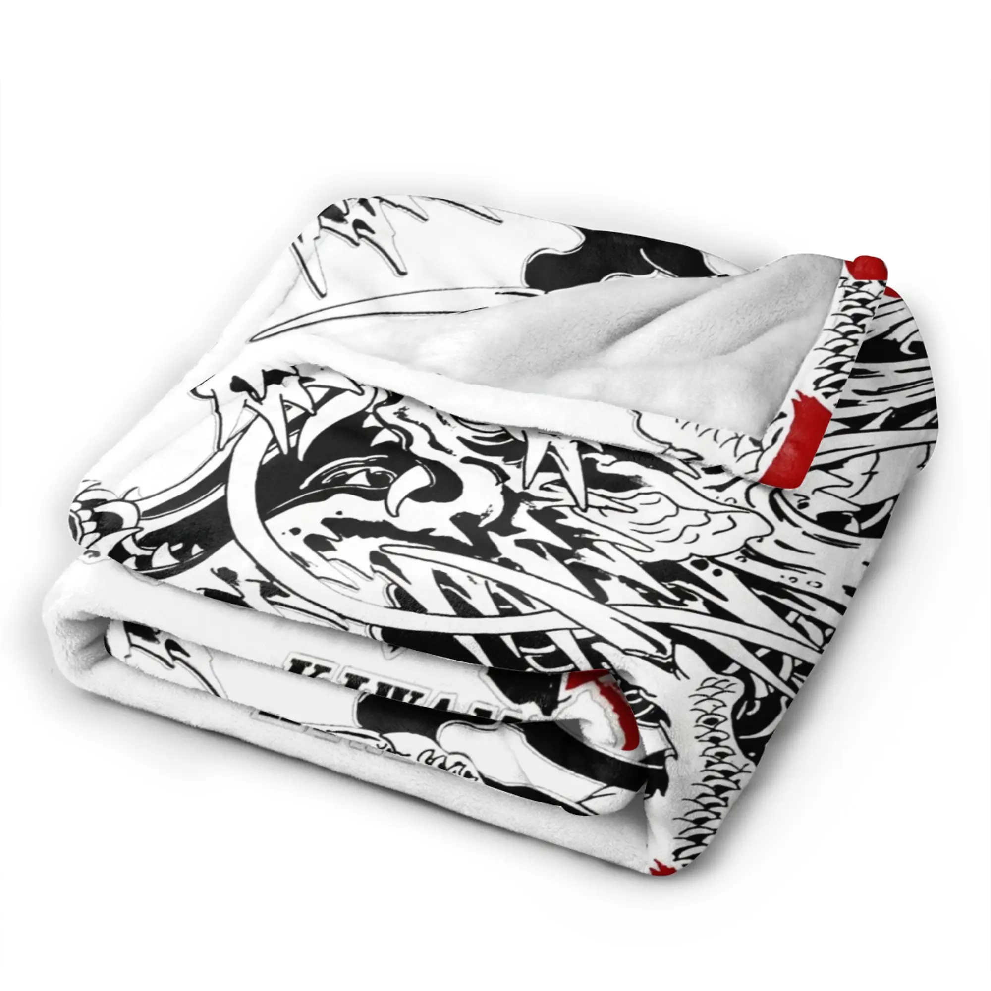 مثل التنين وياكوزا كيوامي بطانية الصوف المرجاني أفخم اليابان لعبة سوبر لينة رمي البطانيات غرفة نوم أريكة لحاف متعدد الوظائف