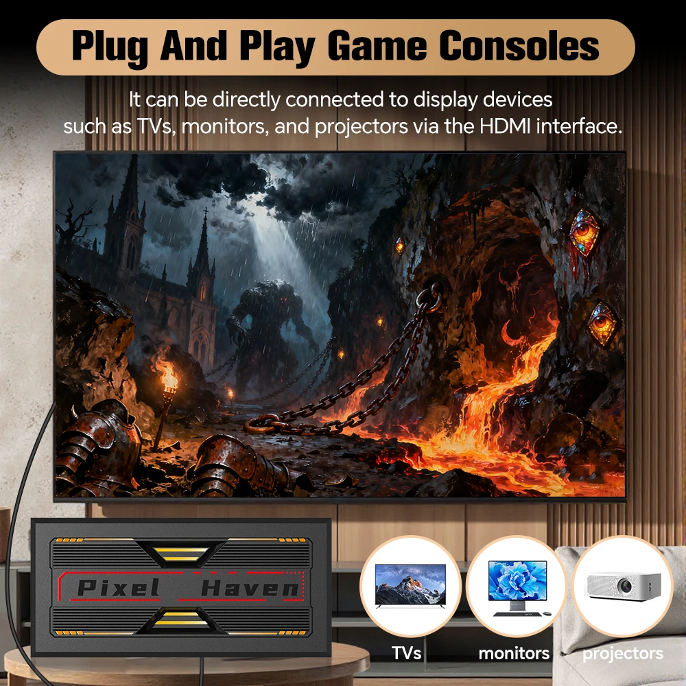 4K Retro Video Game Consoles F - Retro Gaming Tv Box recension och pris