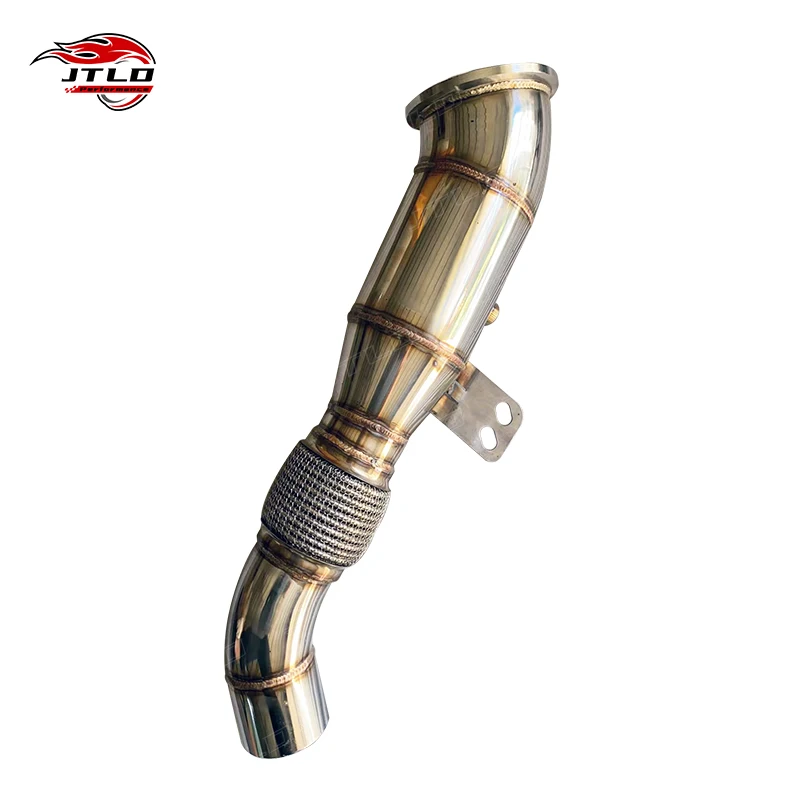 JTLD 304SS Performance Valvetronic Downpipe With Heatshiled System For BMW M340i B58 G20 G29 Supra A90 B58 2019+