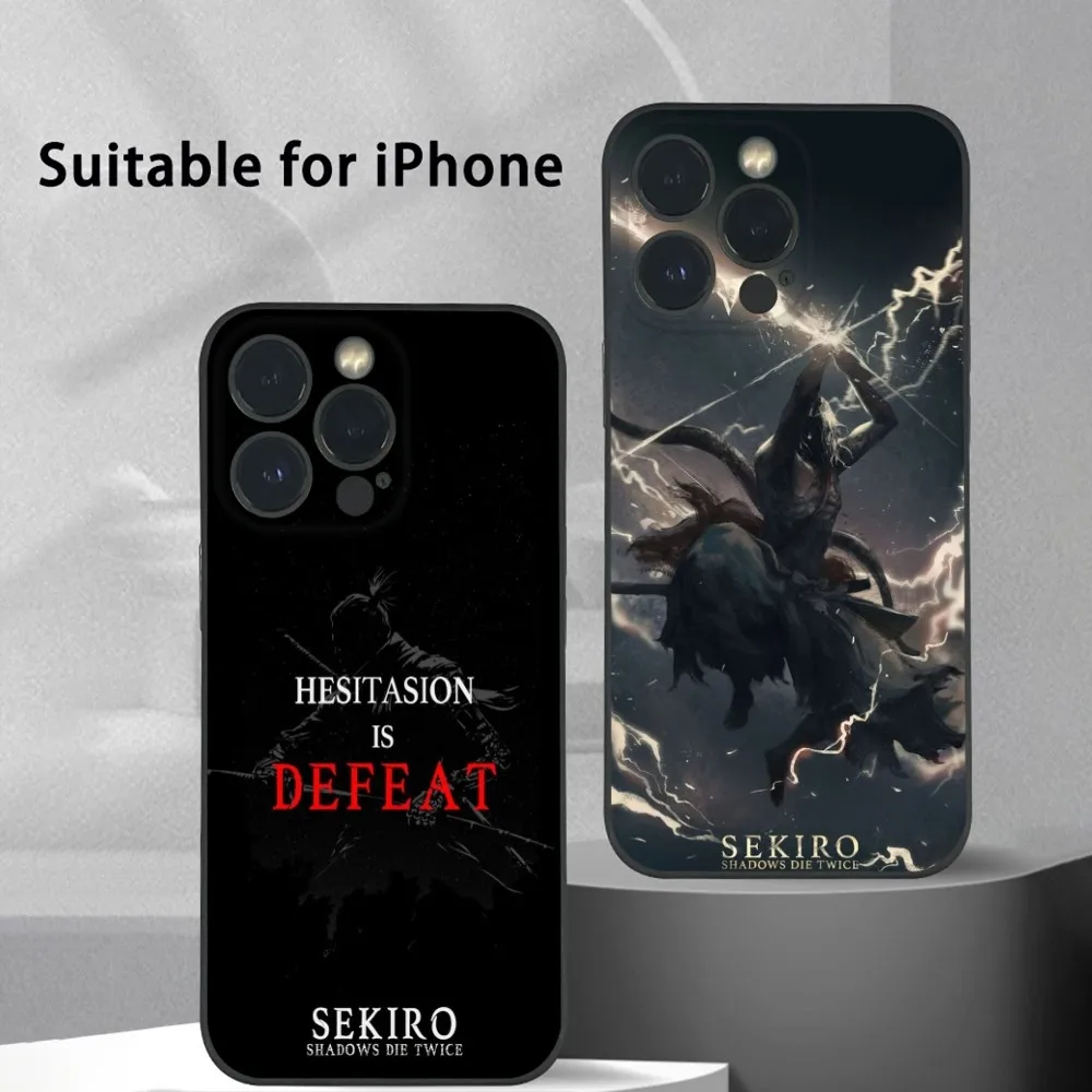 Game Cool FTG S-SeKIRo Phone Case For iPhone 16 15 14 13 12 11 Pro Max Plus Mini Frosted Soft Shell Funda