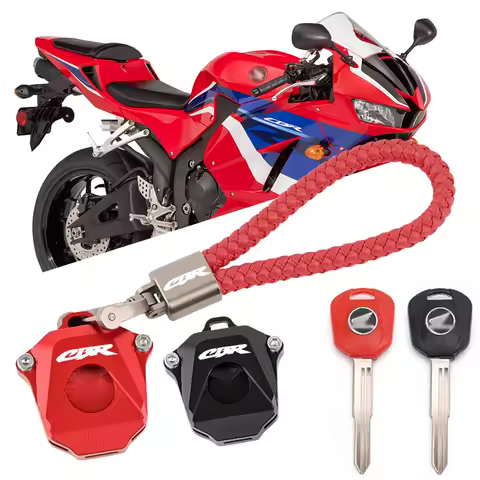 For Honda CBR1000RR CBR600RR CBR900RR CBR929 CBR900 F4i CBR 893 900 RR Motorcycle Key Cover Case Shell Keychain Key Chain Ring