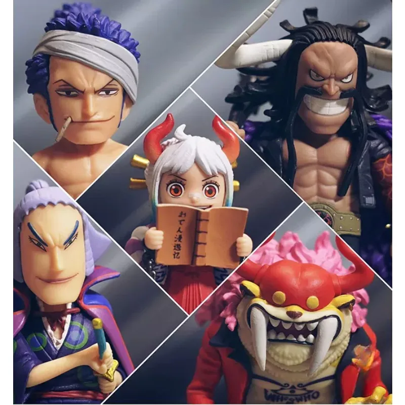 Original BANDAI BANPRESTO One Piece WCF Onigashima Vo.9 Childhood Yamato Shimotsuki Ushimaru Kaidou Who's-Who Denjiro Toys Gifts