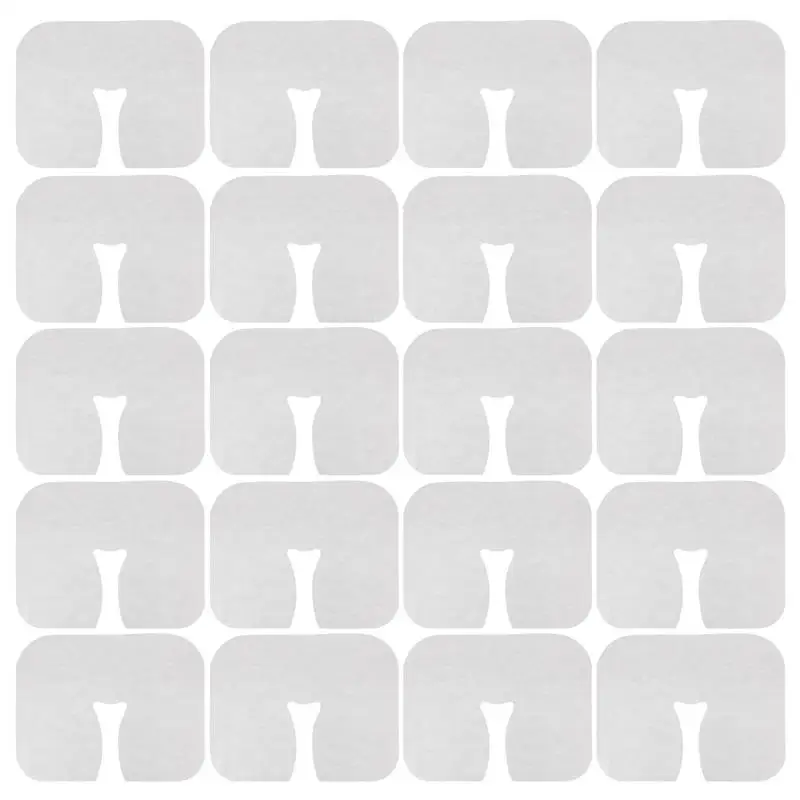 400pcs Disposable Massage Headrest Pads Face Pillow Cover Cushion Cover Massage Face Cradle Table Head Rest Covers