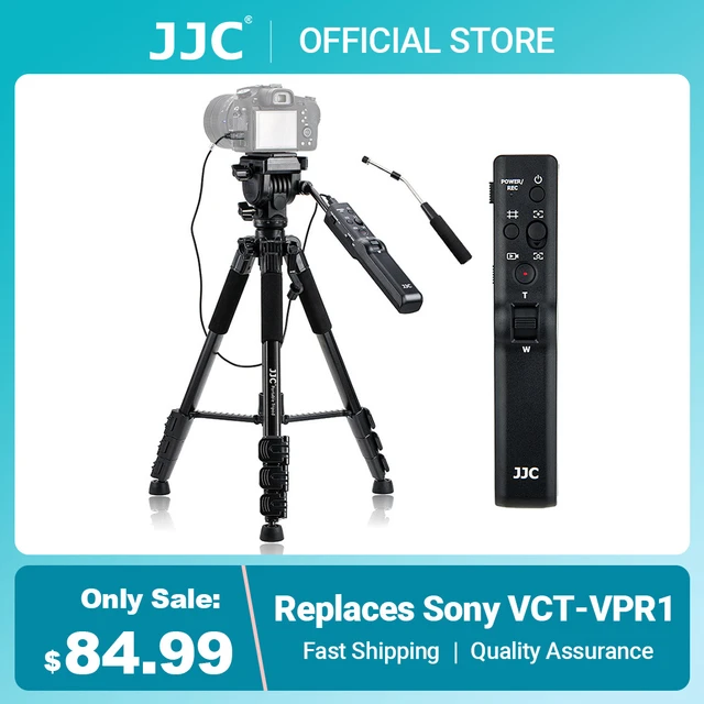 Jjc VCT-VPR1-リモコン付きビデオ三脚,Sony fx30 a7r a7iv a7/a7r III zv1 ZV-1 a6600 a6500  a6400 a6300 a7siii用 - AliExpress