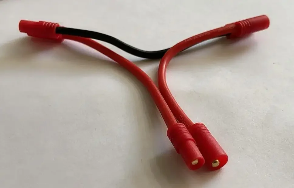 3.5MM HXT Banana Connector Serial Connection Cable Silicon Wire Adapter 14AWG for battery charger speed controller RC model