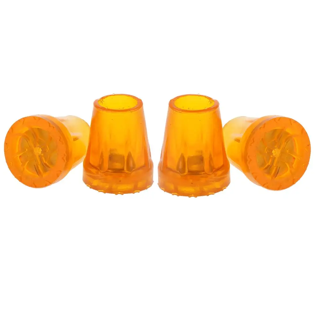 

Walking Cane Rubber Tips 25mm Anti Skid Crutch Ferrules End Yellow Foot Crutches Pad for Orthopedic Walking Sticks
