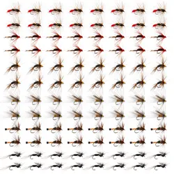 Gotute Artificial Insect Bait Lure Deer Hair Dry Fly Fishing Lures Soft Sea Bass Trout Fishing Fly Floating Bait Accessories