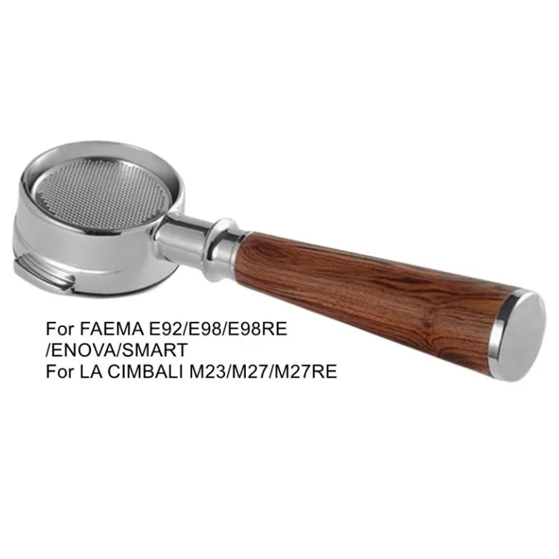 

For FAEMA E92/E98/E98RE/ENOVA/SMART Coffee Machine 58mm Filter Holder Bottomless Portafilter Handle For LA CIMBALI M23/M27/M27RE