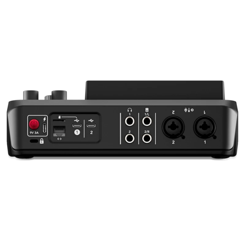 RODE Caster Duo Streaming Mixer وحدة تحكم صوتية متكاملة Studio Rode USB-C تدعم 2 مدخل / 4 مخرج للبث المباشر للاستوديو