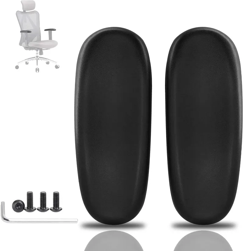 1 par de almohadillas para el reposabrazos para silla Sihoo M18, almohadillas ergonómicas de repuesto para el reposabrazos de la silla de oficina