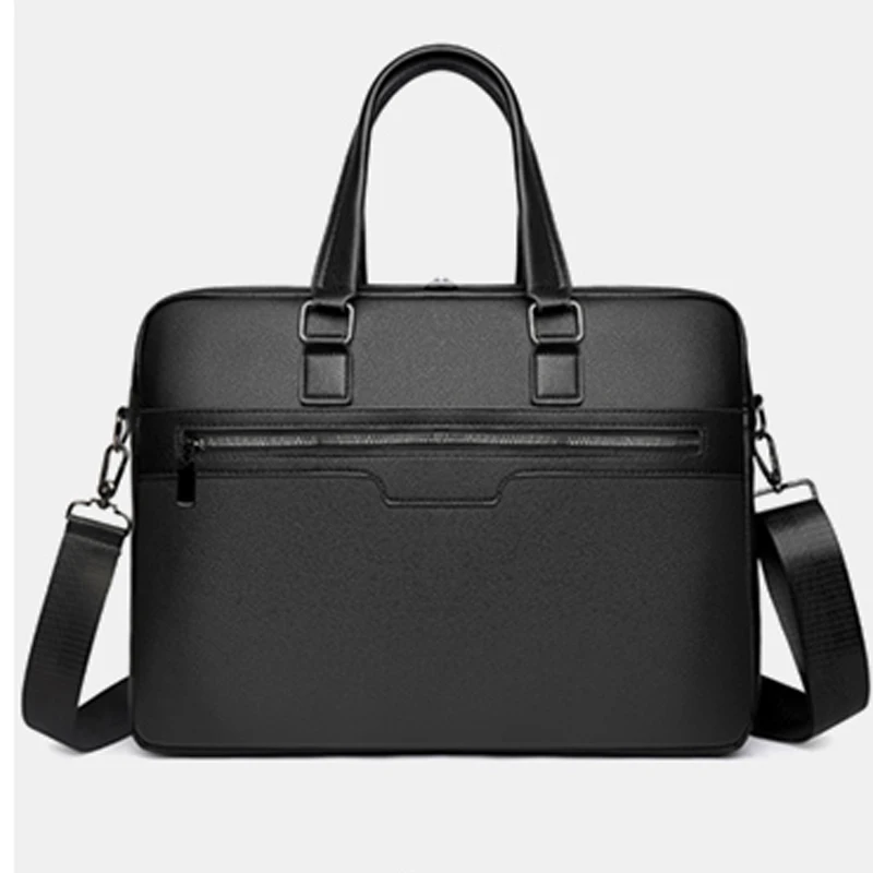 

Новинка 2025, сумка через плечо, мужская сумка из искусственной кожи, горизонтальный стиль, мужской рюкзак, кожаная сумка для деловых документов, портфель