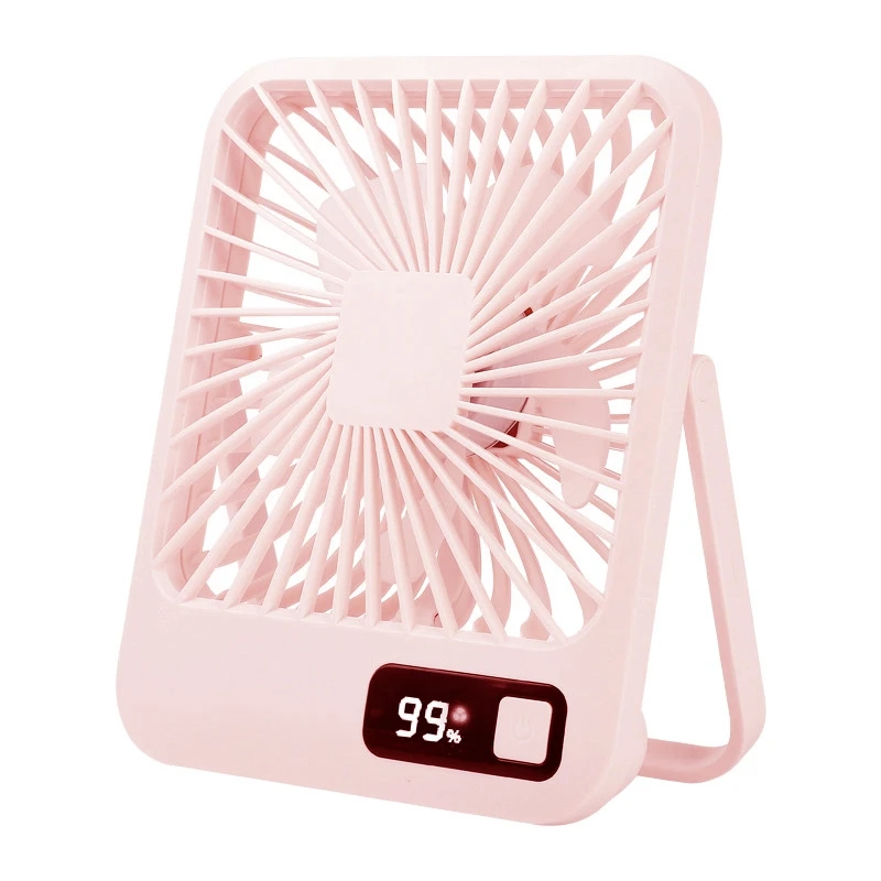 

Digital Desktop Convenient Home Student Dormitory Office Mute Portable Multifunctional Charging Mini Fan