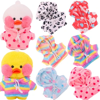 Pullover Anzug Kleidung Für 30cm LalaFanfan Zubehör Gefüllte Weiche Ente Figur Spielzeug Tier Geburtstag Mädchen Geschenk Für Kinder DIY