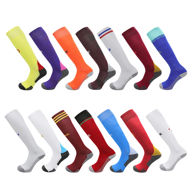 24-25 Season National Team Football Socks Adult Children Thickening Towel Bottom Non-Slip Soccer Training Match Sport Stocking