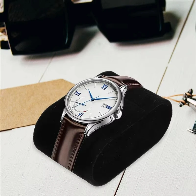

Watch Pillow Watch Storage Box Bangle Wrist Velvet Leather Watch Bracelet Display Pad for Jewelry Display Stand Holder Organizer