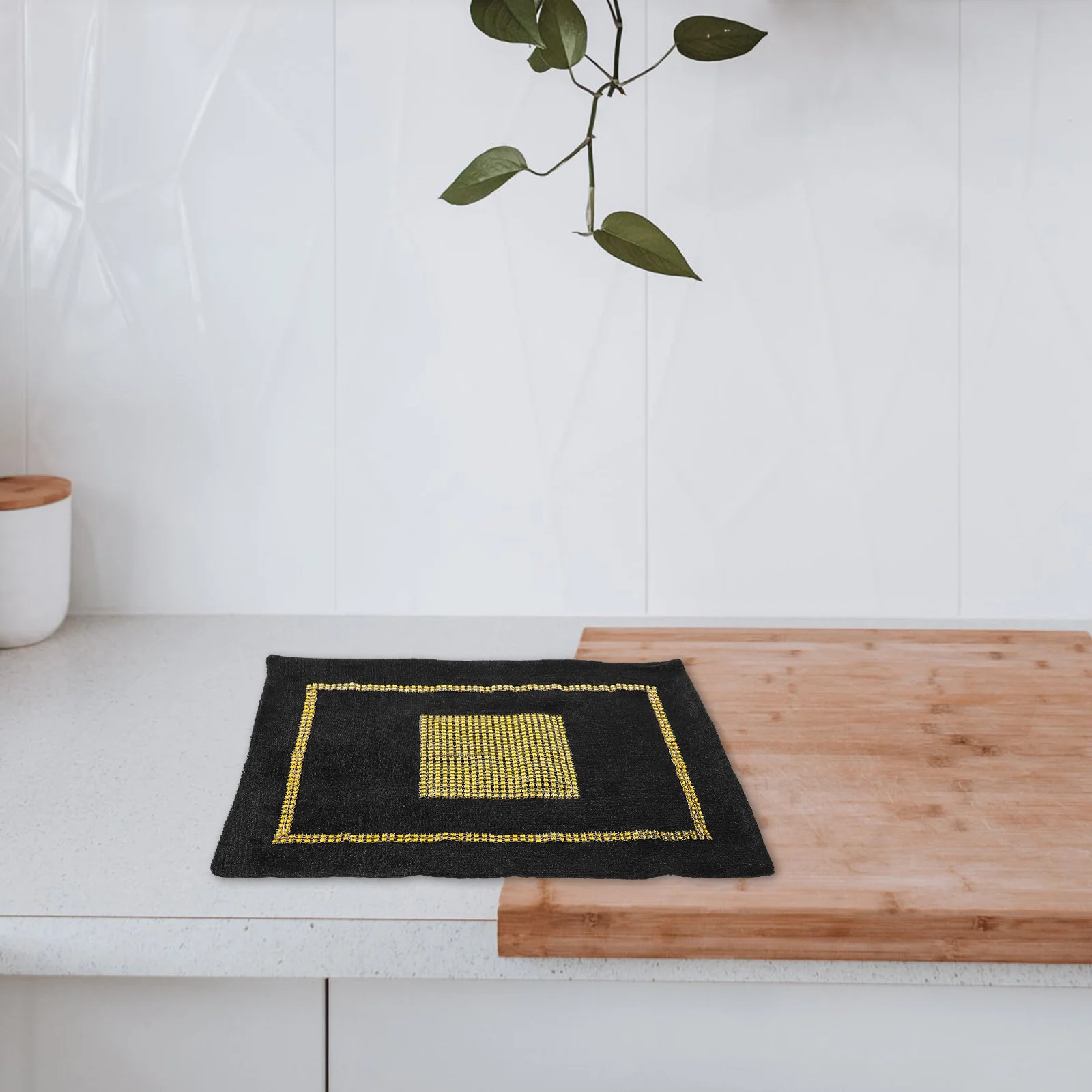 2 قطعة تحديد الموقع حجر الراين الشمال نمط الجدول حصيرة لينة مريحة اللمس غرفة الطعام ديكور للطاولات لوازم المنزل العزل الحراري #4