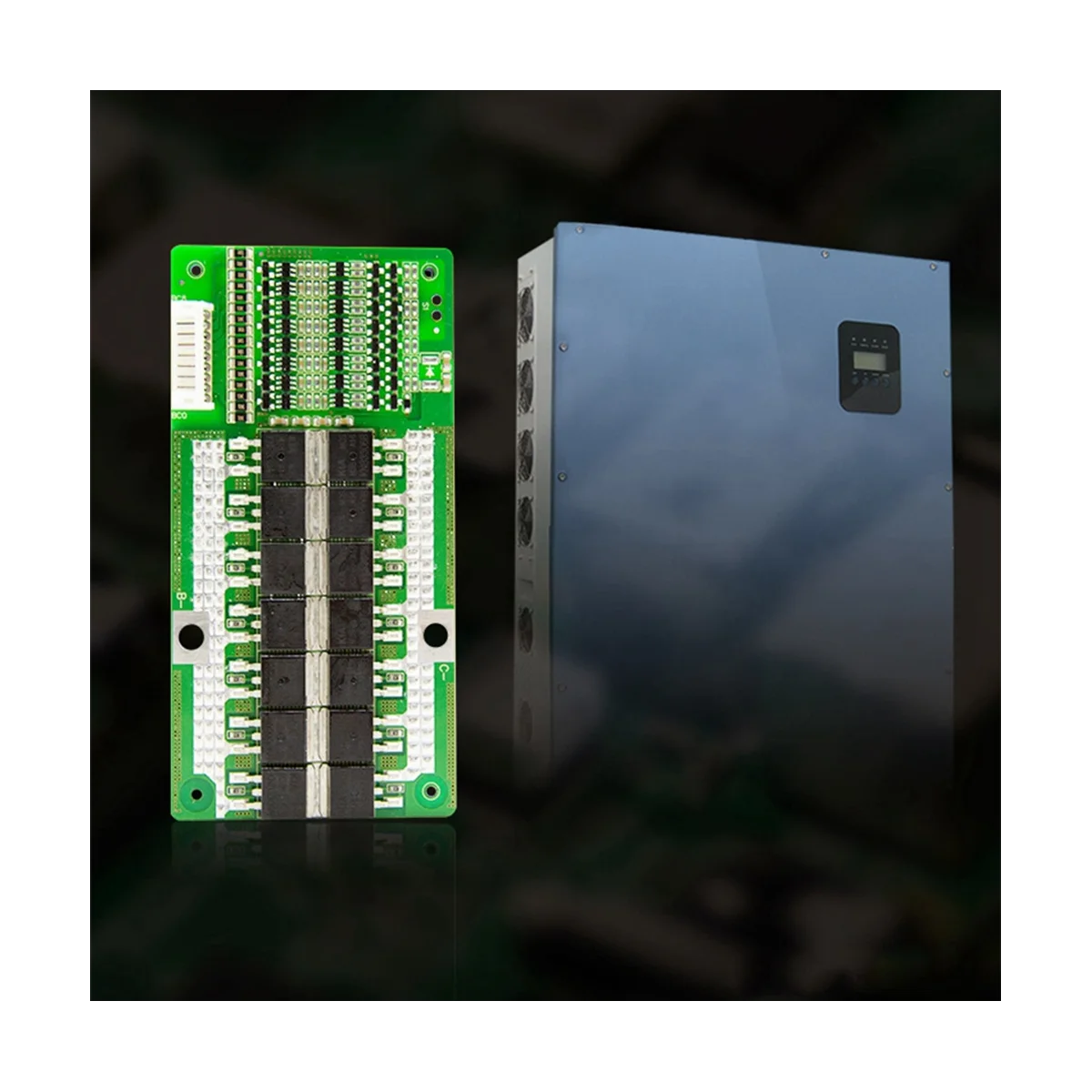 8S 24V 60A -Iron Lithium Battery Charger Protection Board with Power Battery Balance Enhance PCB BMS Protection Board
