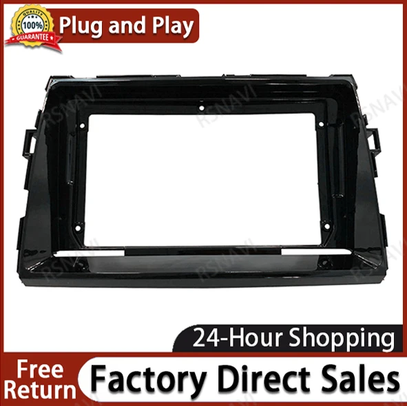 

2 Din 9 Inch Car Radio installation DVD GPS mp5 Plastic Facia Frame for TOYOTA Previa Estima Tarago Bully 2006-2016 Dash