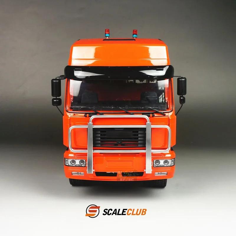 Scaleclub Model 1/14 For MAN F2000 8X6 Chassis Short Axle Heavy Tow With Car Shell Equipment Rack  For Tamiya  RC Trailer Tipper