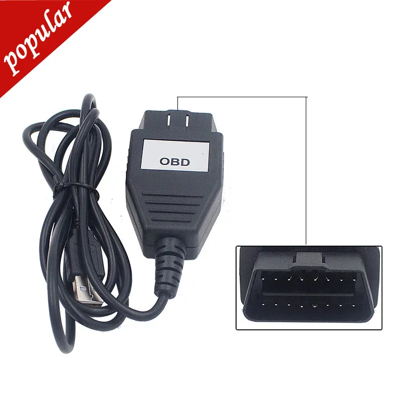 

Newest Professional OBD2 Focom Mini Usb Interface For Ford Vcm Vcm Device Obd Diagnostic Cable Connetor