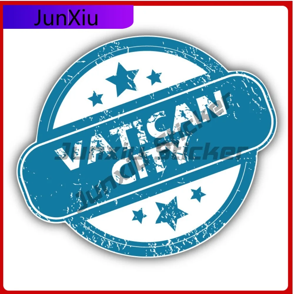

Vatican City Travel Creative Sticker Stamp Car Decal Bumper Stickers Cute Style Laptop Use For Laptop Car Sticker Accessories
