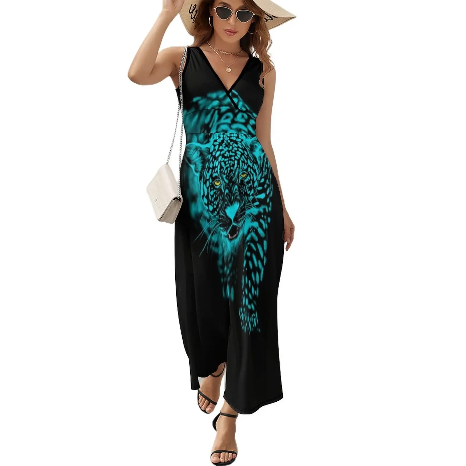 

shadow hunter Sleeveless Dress sexy short dresses daring women's summer clothing 2024 loose summer dress