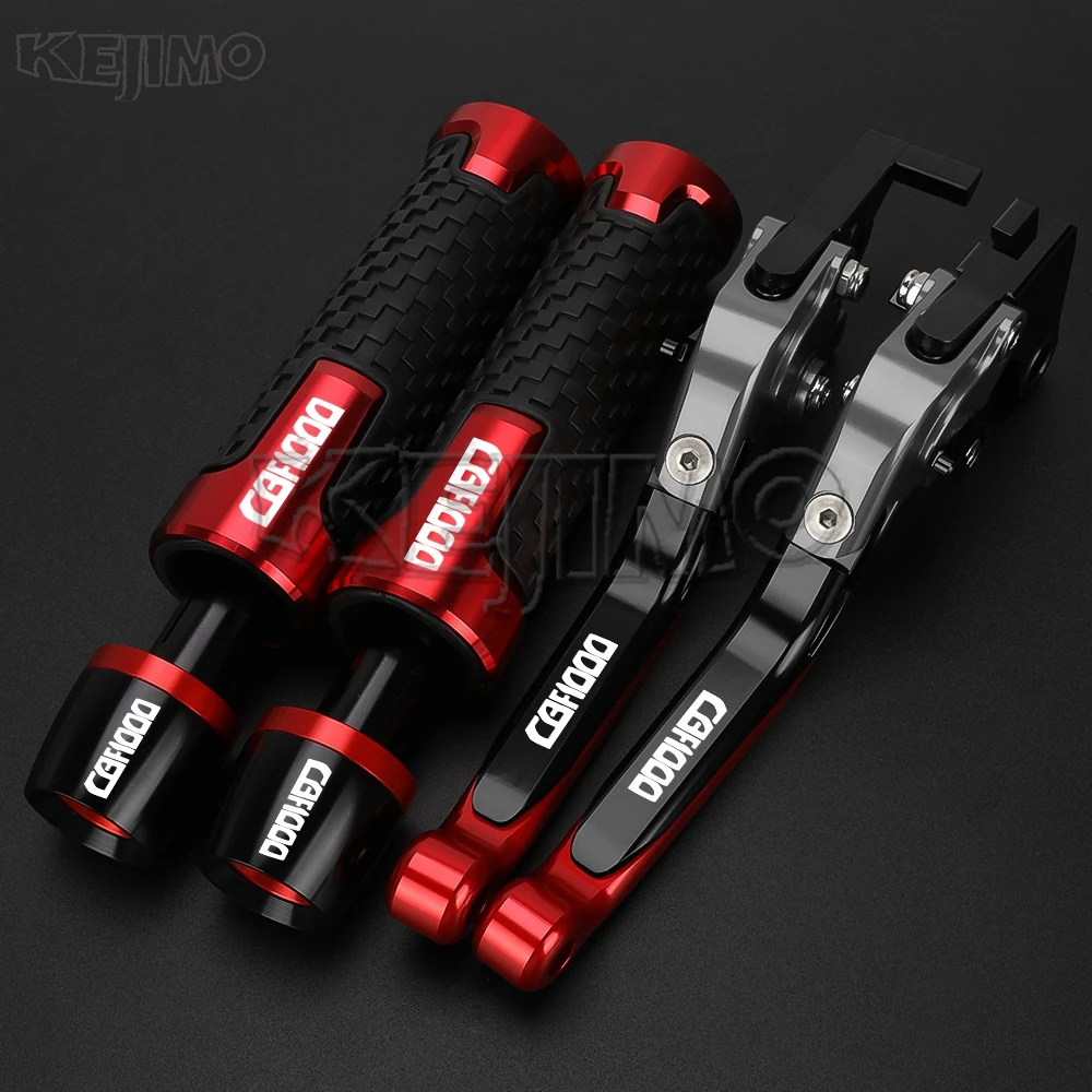 

Motorcycle Adjustable Folding Clutch Brake Lever Handlebar grips ends For Honda CBF1000 CBF 1000 2006 2007 2008 2009 accessories