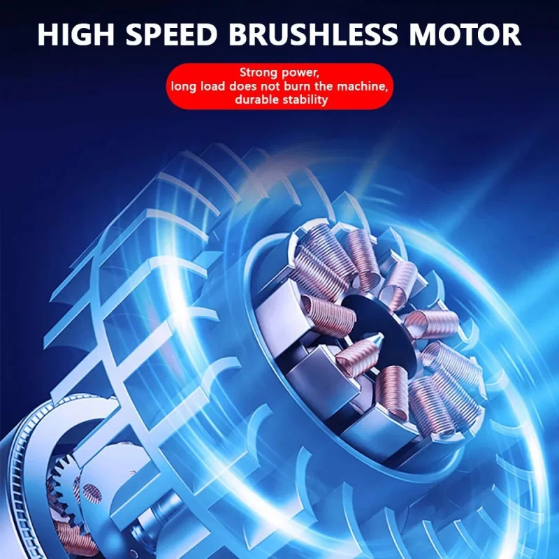 40mmViolence Fan Car Wash Water Blowing Snow Brushless High-Power Turbine Water Blower Violence Duct Fan