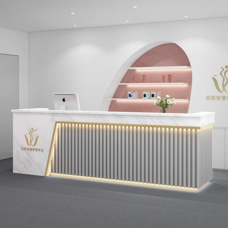 

Простые стойки регистрации компании, современная красота, стойка регистрации, центр здоровья, атмосфера, офисная мебель, рецепт ZY40JDT