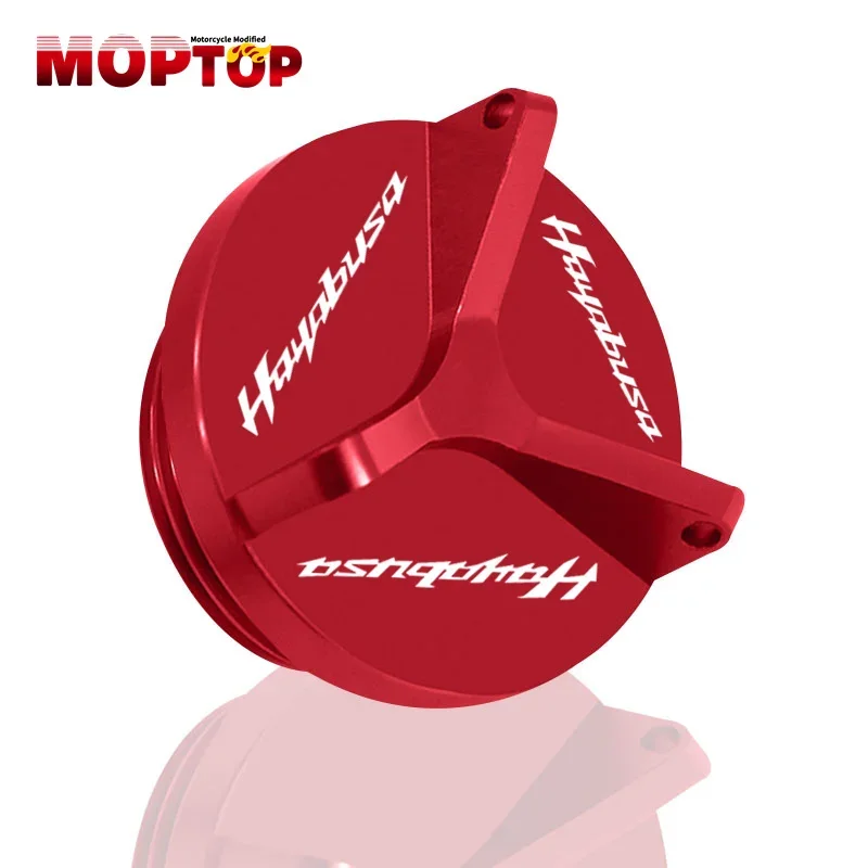 جديد هايابوسا دراجة نارية اكسسوارات غطاء توصيل المحرك الترباس غطاء فتحة تعبئة الزيت ل هايابوسا 1999-2022 M20 * 1.5 غطاء مرشح زيت المحرك #5